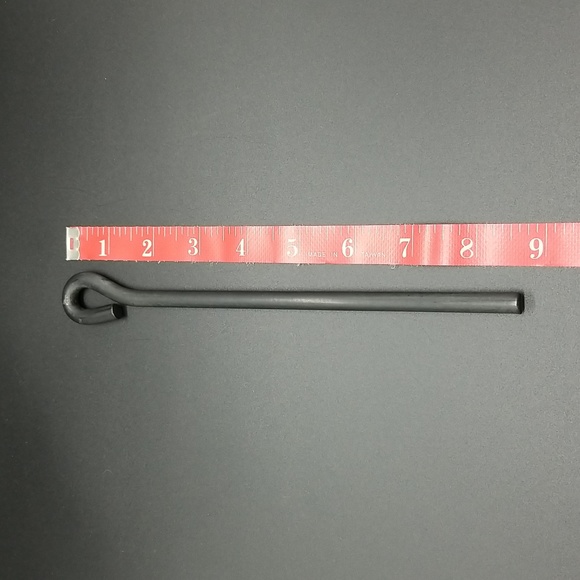 Vintage Wrought Iron Cow Shaped Dinner Bell Ringer - Picture 6 of 7